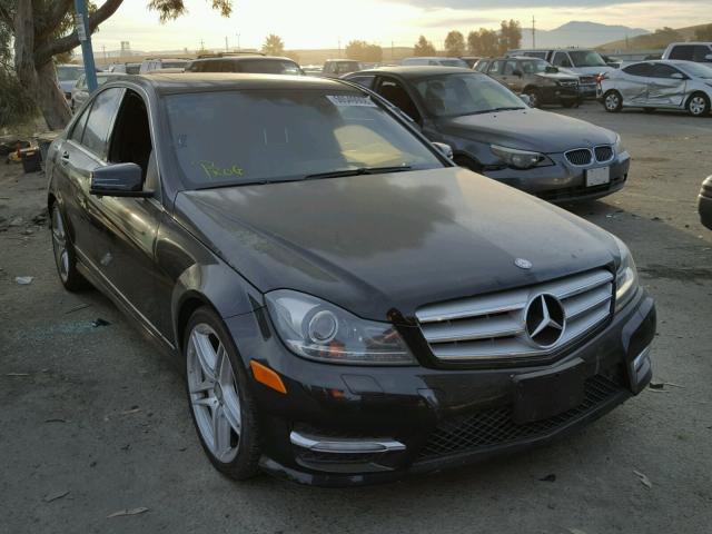 WDDGF4HBXDR251707 - 2013 MERCEDES-BENZ C 250 BLACK photo 1