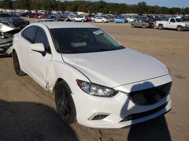 JM1GJ1U61E1123775 - 2014 MAZDA 6 SPORT WHITE photo 1