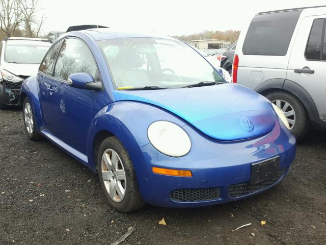 3VWRW31C77M502900 - 2007 VOLKSWAGEN NEW BEETLE BLUE photo 1