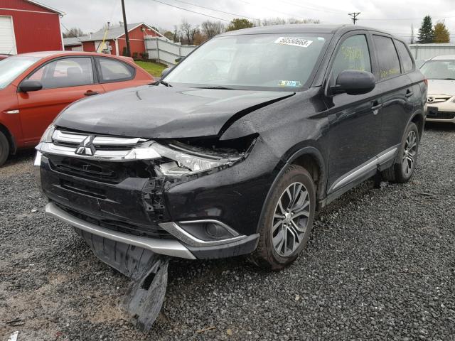 JA4AZ2A31HZ023772 - 2017 MITSUBISHI OUTLANDER BLACK photo 2