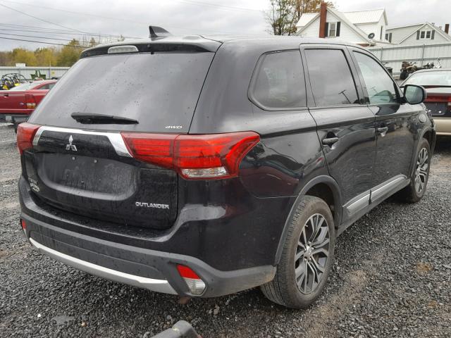 JA4AZ2A31HZ023772 - 2017 MITSUBISHI OUTLANDER BLACK photo 4