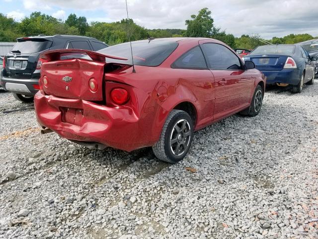 1G1AD1F56A7128200 - 2010 CHEVROLET COBALT 1LT RED photo 4