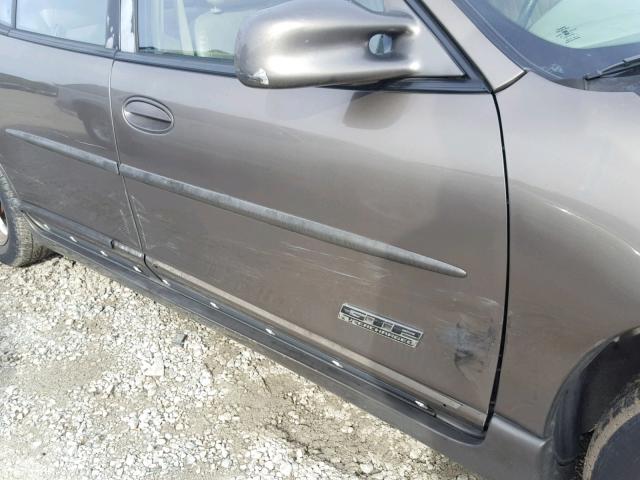 1G2WR52193F100672 - 2003 PONTIAC GRAND PRIX TAN photo 9