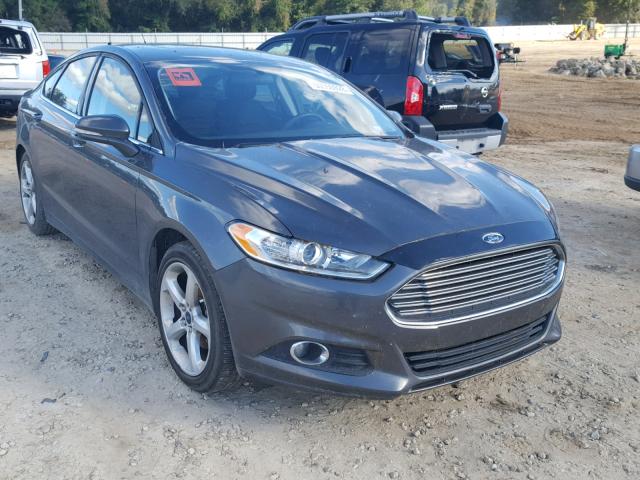 3FA6P0HD5GR275618 - 2016 FORD FUSION SE GRAY photo 1