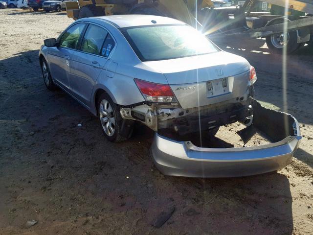 1HGCP26818A072995 - 2008 HONDA ACCORD EXL SILVER photo 3