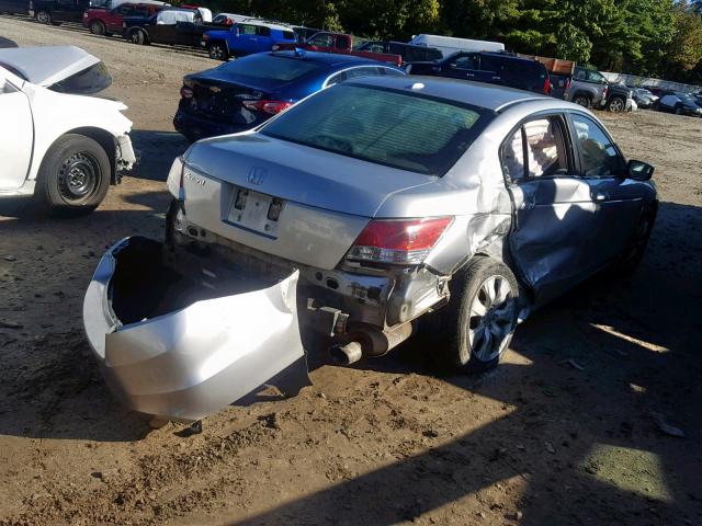 1HGCP26818A072995 - 2008 HONDA ACCORD EXL SILVER photo 4