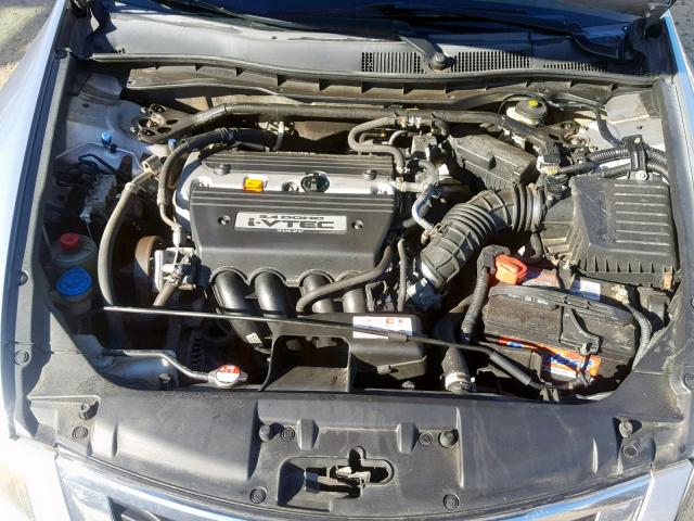 1HGCP26818A072995 - 2008 HONDA ACCORD EXL SILVER photo 7