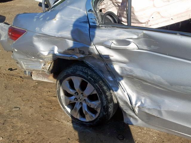 1HGCP26818A072995 - 2008 HONDA ACCORD EXL SILVER photo 9