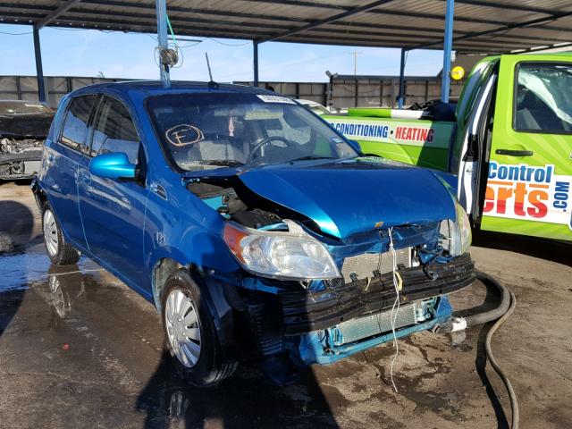 KL1TD66E29B646060 - 2009 CHEVROLET AVEO LS TURQUOISE photo 1