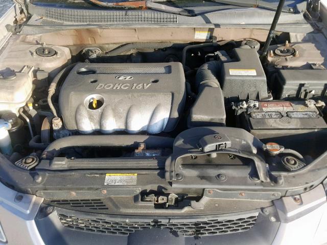 5NPEU46C16H063123 - 2006 HYUNDAI SONATA GLS GOLD photo 7