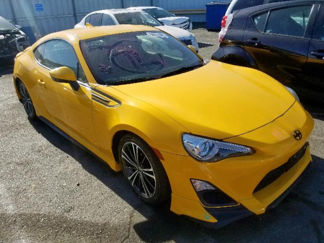 JF1ZNAA16F8706850 - 2015 TOYOTA SCION FR-S YELLOW photo 1