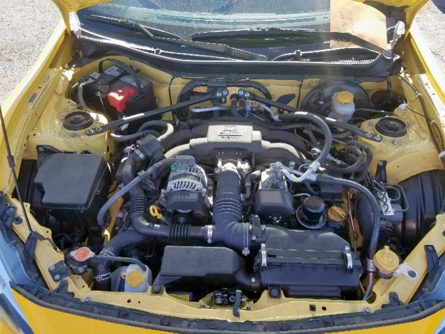 JF1ZNAA16F8706850 - 2015 TOYOTA SCION FR-S YELLOW photo 7