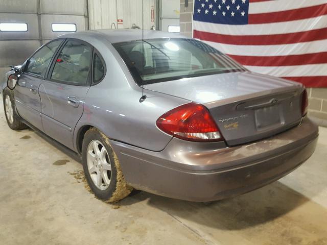 1FAFP56U86A235929 - 2006 FORD TAURUS SEL BLUE photo 3