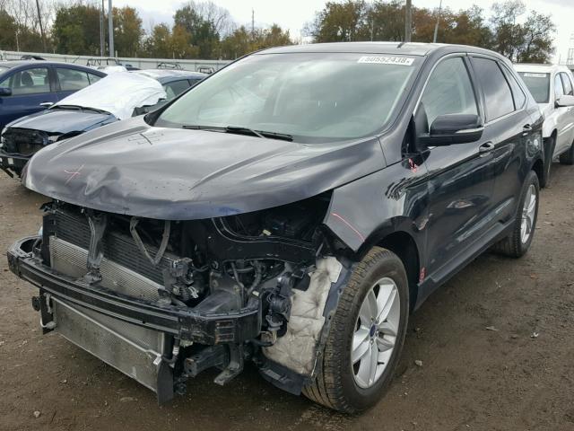 2FMPK4J88GBB99954 - 2016 FORD EDGE SEL BLACK photo 2