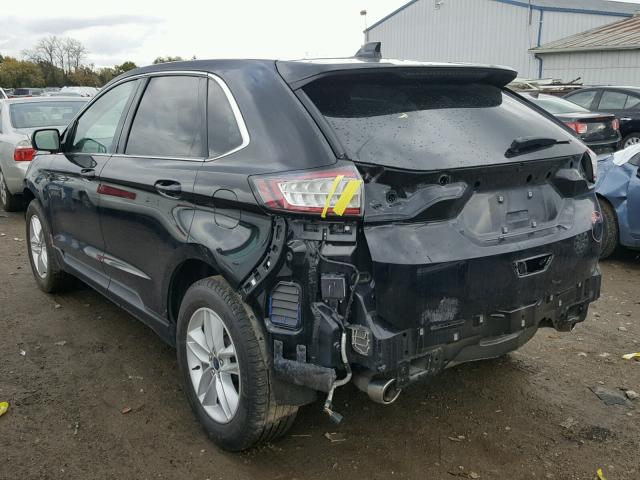 2FMPK4J88GBB99954 - 2016 FORD EDGE SEL BLACK photo 3