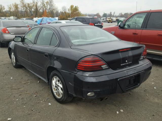 1G2NE52F64M631327 - 2004 PONTIAC GRAND AM S BLACK photo 3