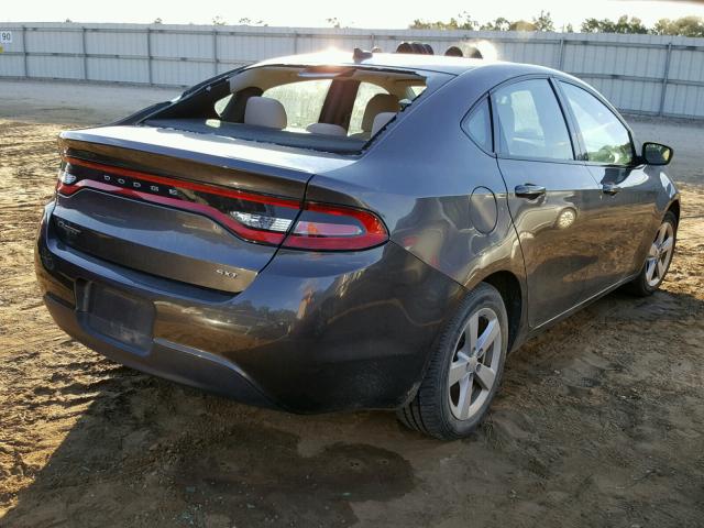 1C3CDFBB4FD221903 - 2015 DODGE DART SXT GRAY photo 4