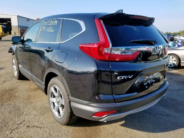 2HKRW2H80KH622776 - 2019 HONDA CR-V EXL BLACK photo 3