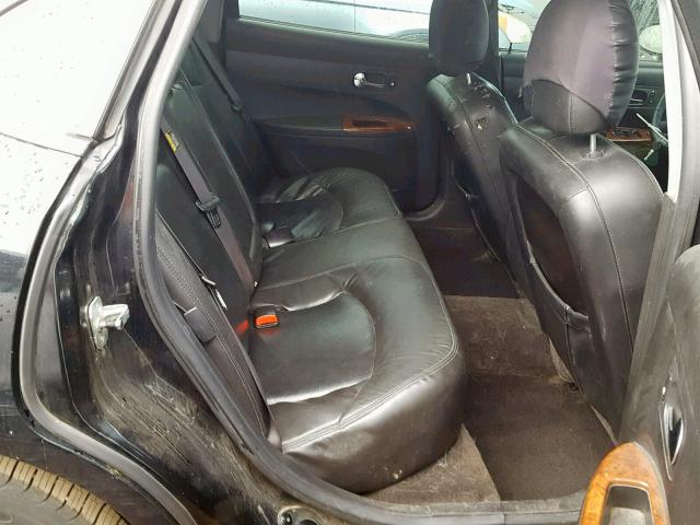 2G4WE587761119358 - 2006 BUICK LACROSSE C BLACK photo 6