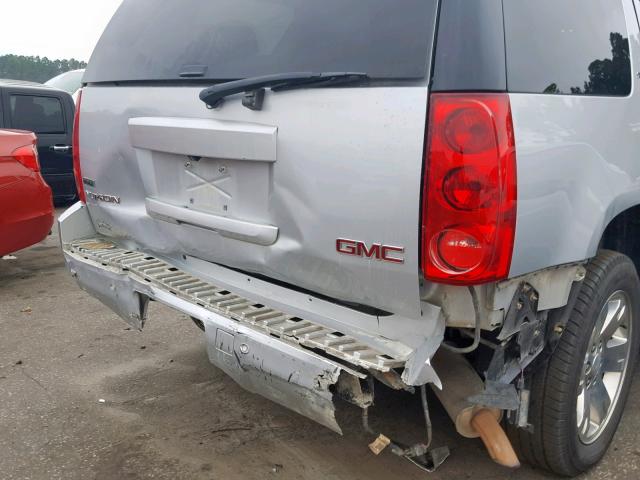 1GKS2CE07CR198979 - 2012 GMC YUKON SLT SILVER photo 9