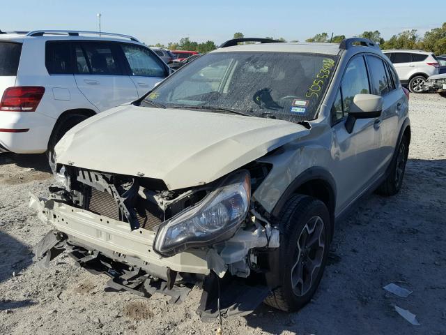 JF2GPACC5DH850706 - 2013 SUBARU XV CROSSTR BEIGE photo 2