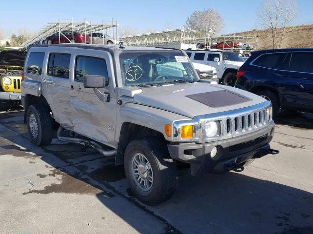 5GTDN13E578224496 - 2007 HUMMER H3 SILVER photo 1