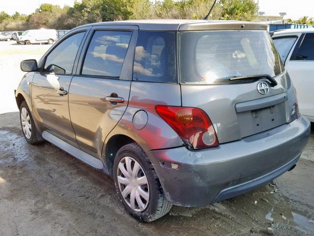 JTKKT624140078319 - 2004 TOYOTA SCION XA GRAY photo 3