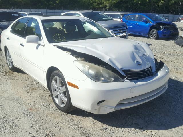 JTHBA30G455057959 - 2005 LEXUS ES 330 WHITE photo 1