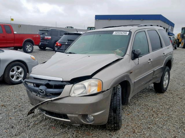 4F2YU08171KM26116 - 2001 MAZDA TRIBUTE LX SILVER photo 2