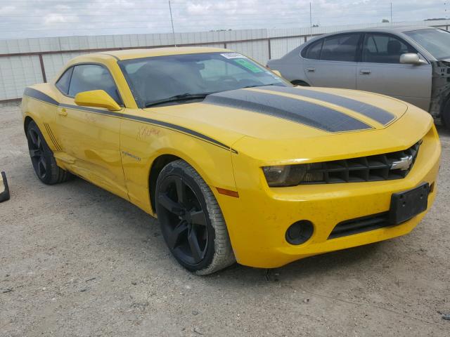 2G1FA1E30C9134381 - 2012 CHEVROLET CAMARO LS YELLOW photo 1