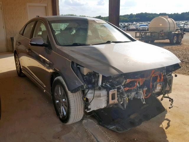 KMHE24L13GA028113 - 2016 HYUNDAI SONATA HYB SILVER photo 1