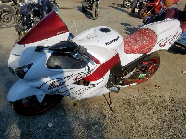 JKBZXNA127A015469 - 2007 KAWASAKI ZX1400 A WHITE photo 2