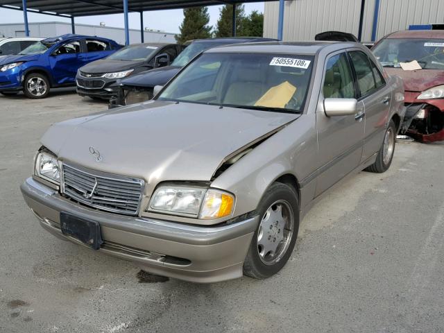 WDBHA24G7XA746029 - 1999 MERCEDES-BENZ C 230 BEIGE photo 2