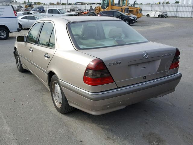 WDBHA24G7XA746029 - 1999 MERCEDES-BENZ C 230 BEIGE photo 3