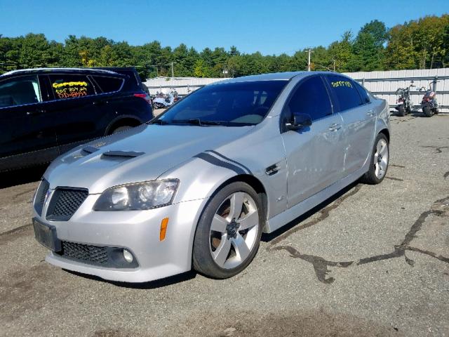 6G2EC57Y89L232080 - 2009 PONTIAC G8 GT SILVER photo 2