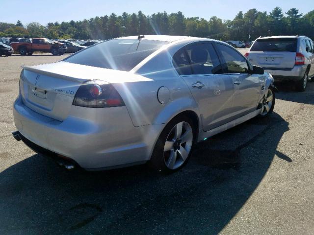 6G2EC57Y89L232080 - 2009 PONTIAC G8 GT SILVER photo 4