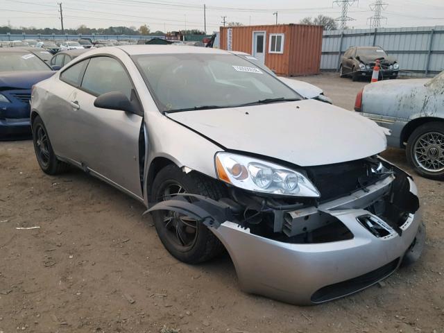 1G2ZH18N274138412 - 2007 PONTIAC G6 GT SILVER photo 1