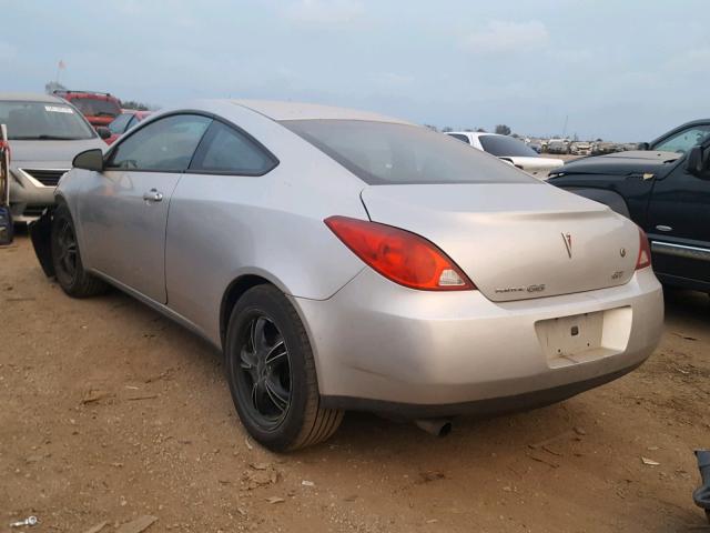 1G2ZH18N274138412 - 2007 PONTIAC G6 GT SILVER photo 3