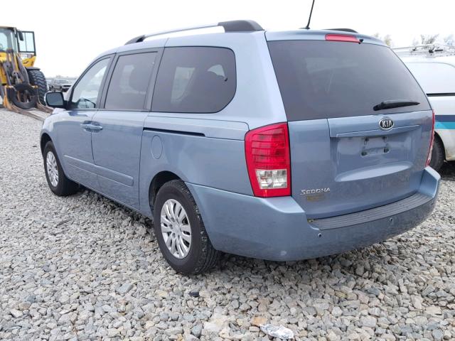 KNDMG4C78C6415811 - 2012 KIA SEDONA LX GRAY photo 3