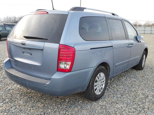 KNDMG4C78C6415811 - 2012 KIA SEDONA LX GRAY photo 4