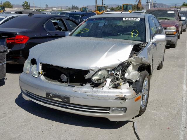 JT8BD69S040193310 - 2004 LEXUS GS 300 SILVER photo 2