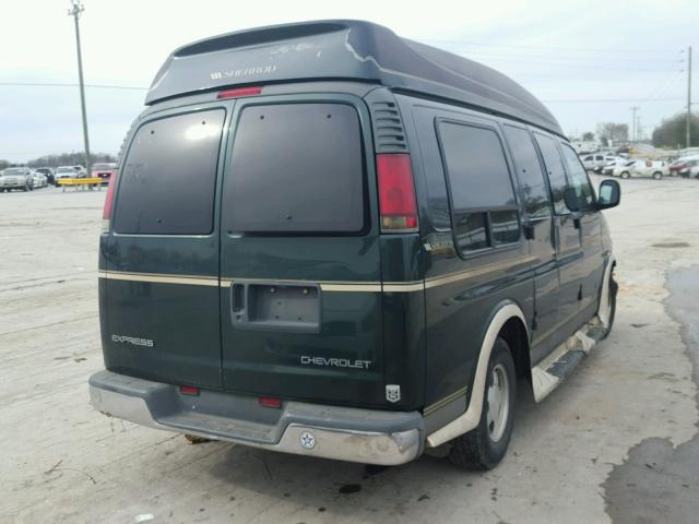 1GBFG15W921180248 - 2002 CHEVROLET EXPRESS G1 GREEN photo 4