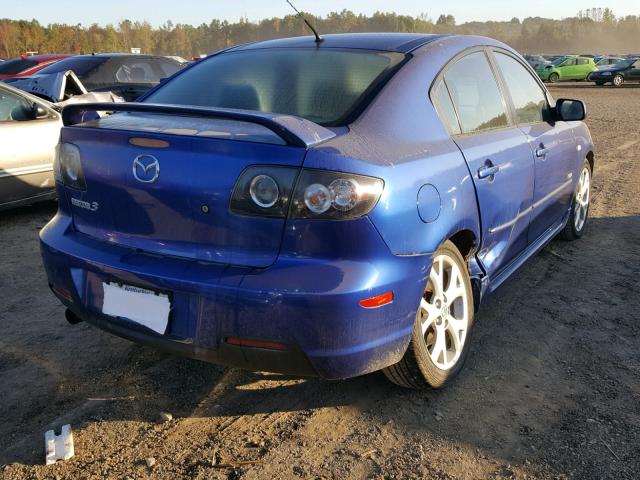 JM1BK323X71686967 - 2007 MAZDA 3 S BLUE photo 4