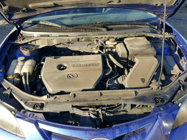 JM1BK323X71686967 - 2007 MAZDA 3 S BLUE photo 7