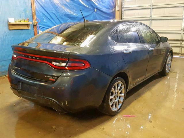 1C3CDFCH1DD703549 - 2013 DODGE DART LIMIT BLACK photo 4