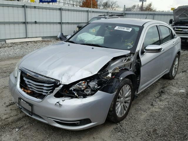 1C3BC2FB5BN530981 - 2011 CHRYSLER 200 LIMITE SILVER photo 2