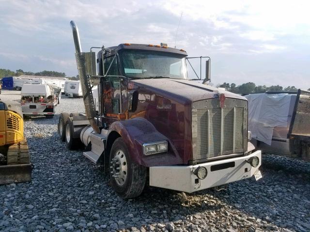 1XKDDP9X7FJ465445 - 2015 KENWORTH CONSTRUCTI MAROON photo 1