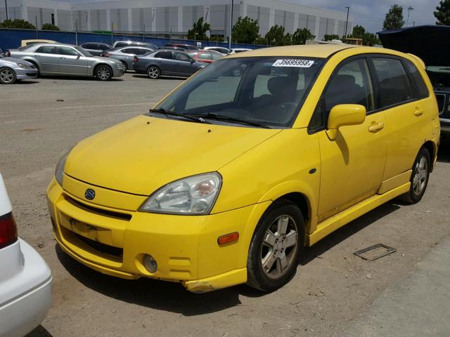 JS2RC41H135203969 - 2003 SUZUKI AERIO SX YELLOW photo 2