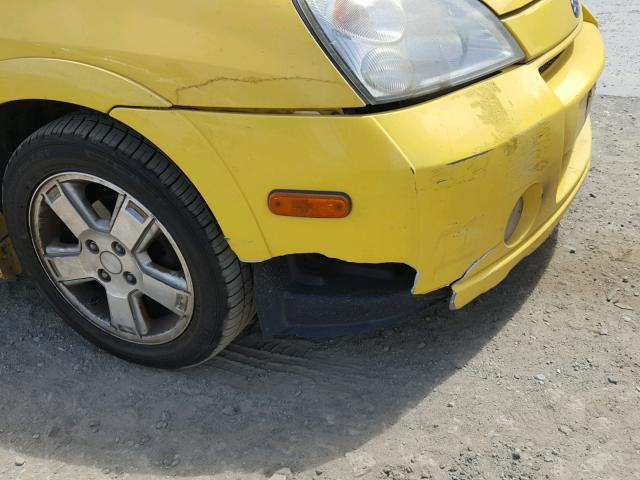 JS2RC41H135203969 - 2003 SUZUKI AERIO SX YELLOW photo 9