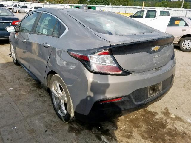 1G1RA6S55HU132703 - 2017 CHEVROLET VOLT LT GRAY photo 3